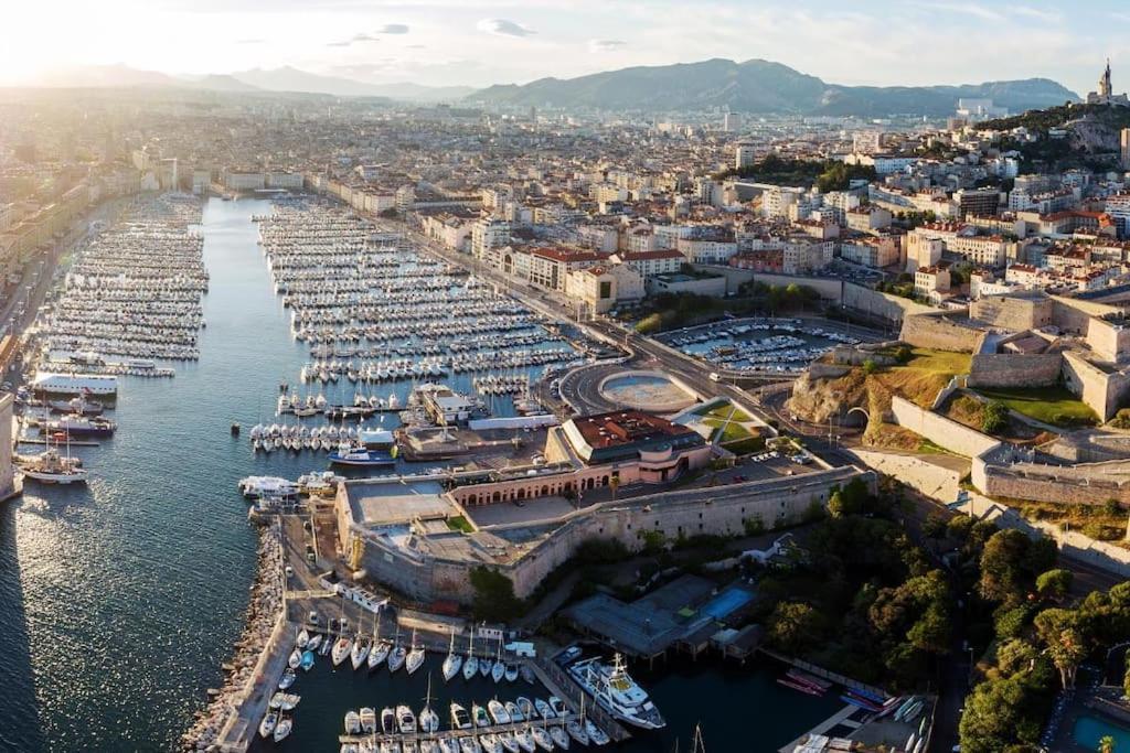 Ferienwohnung T2 47M2 Avec Terrasse - Proche Gare Marseilles Exterior foto